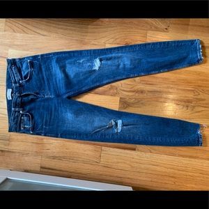 Like new, worn twice. Distressed Zara jeans.